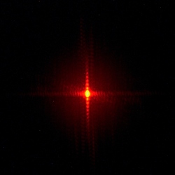 Diffraction pattern from slit that is wider than tall